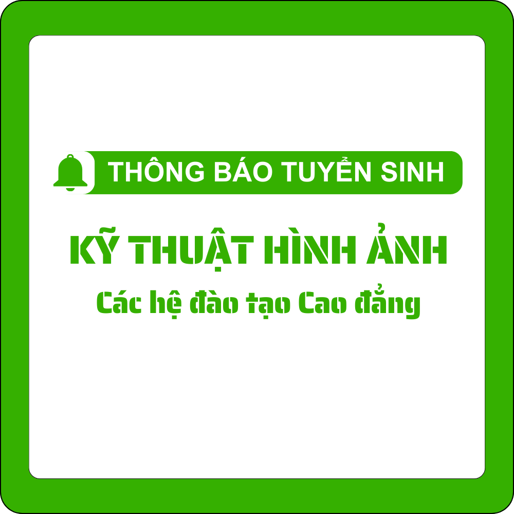 Cao Dẳng Kỹ Thuật Hình ảnh Y Học